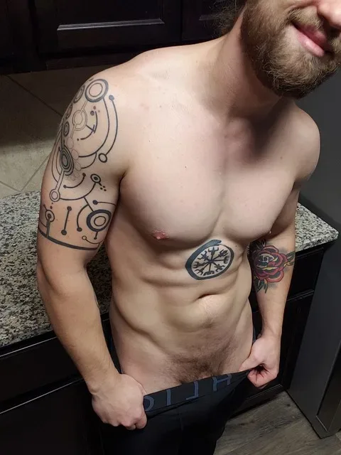 Tall Tattooed Viking