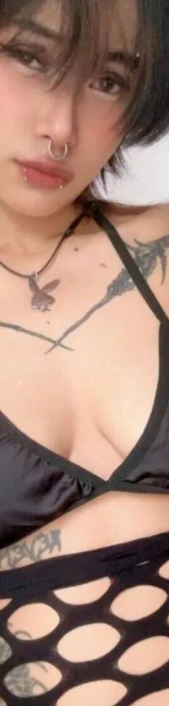 ASIAN GOTH GODDESS WITH MILKIES 🍒 FREE PAGE 🔥